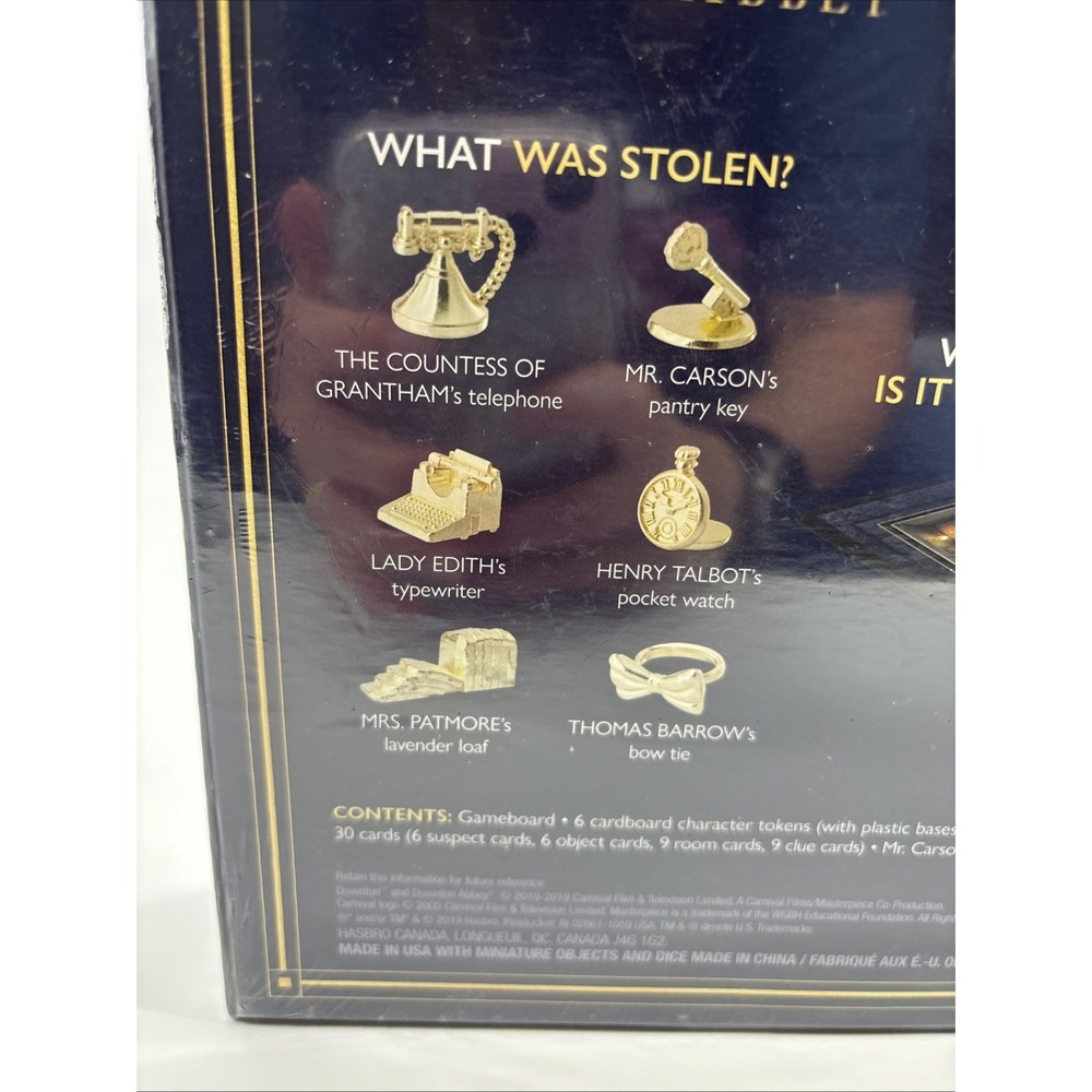 Clue Downton Abbey Edition New Unopened Hasbro Gaming Board Game - Picture 4 of 4